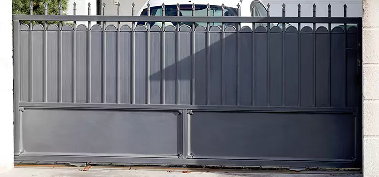 Metal Driveway Gate Installation Lima